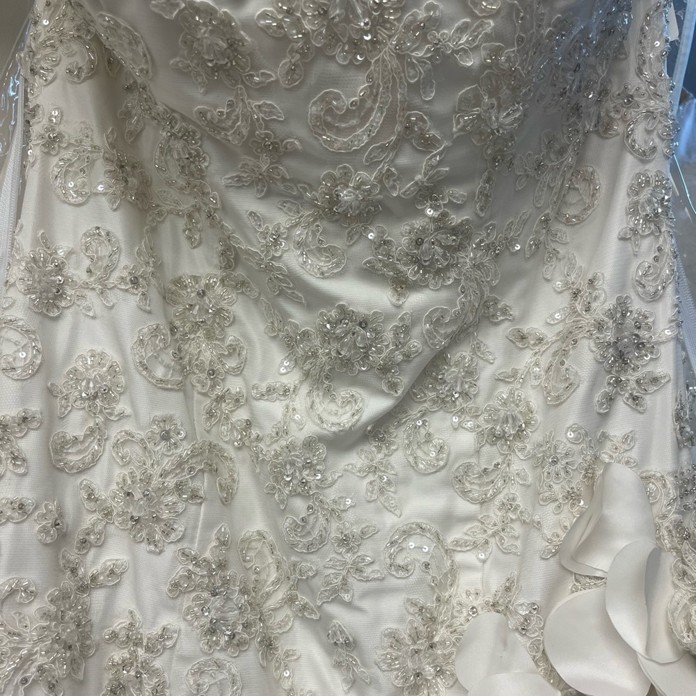 David Tutera Ivory Bridal Gown Label Close-Up - Picture 8 of 8